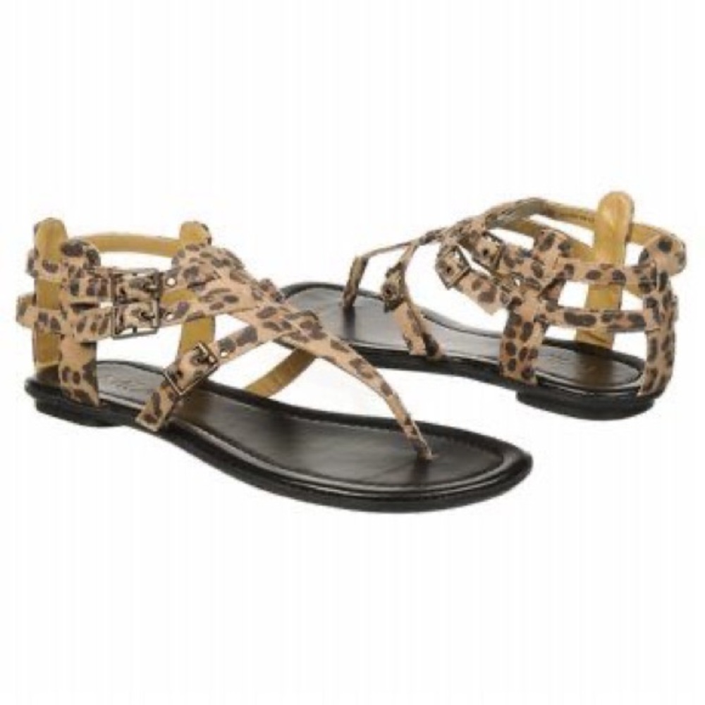 Strappy Leopard Sandals